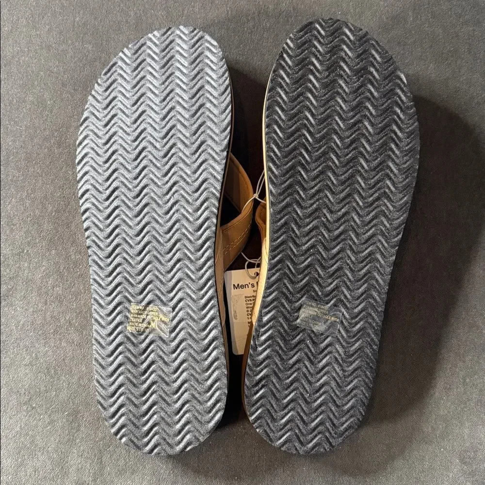 Men’s Sun & Sky Brown Flip Flops Size 11-12 NEW